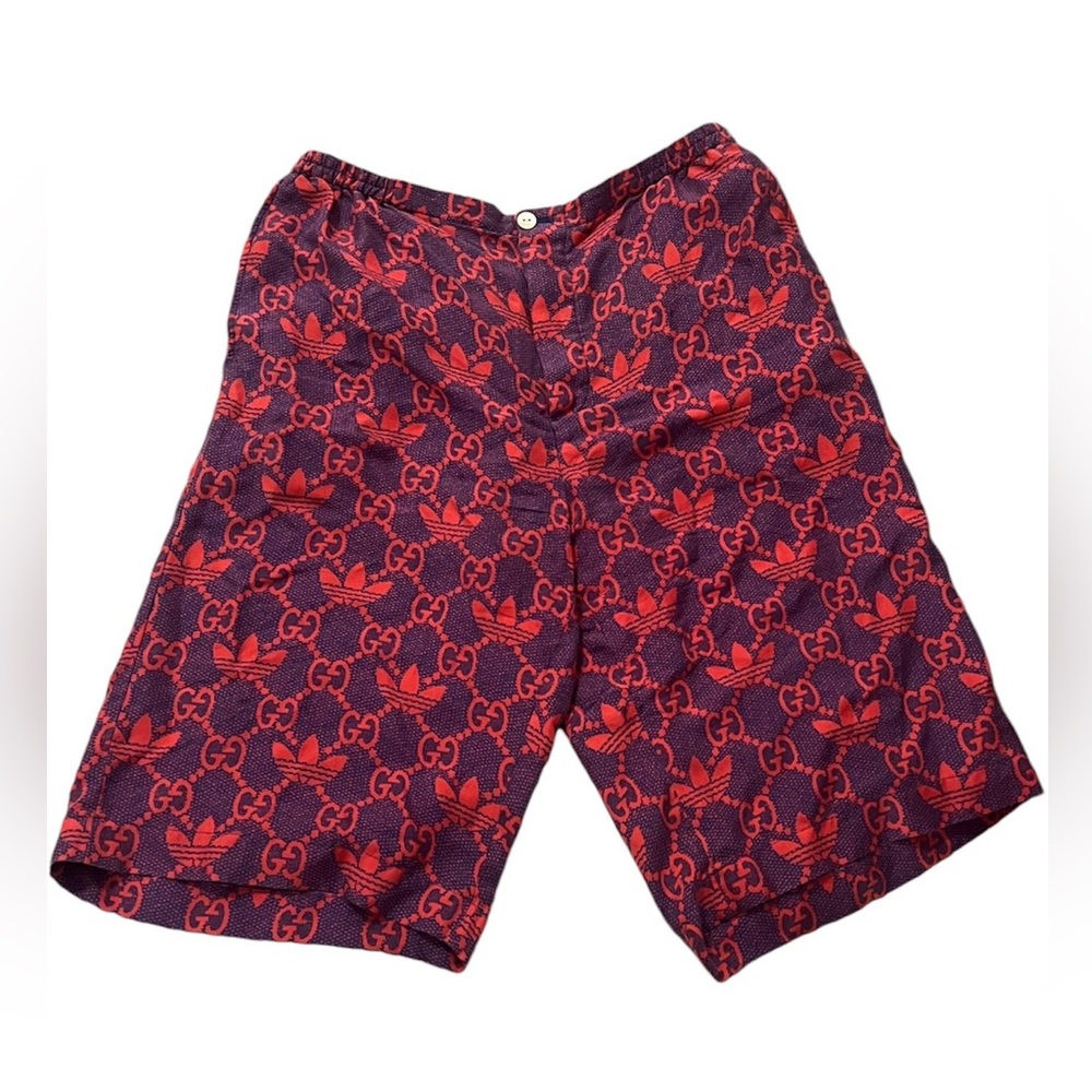 Gucci x Adidas Silk Jogger Shorts